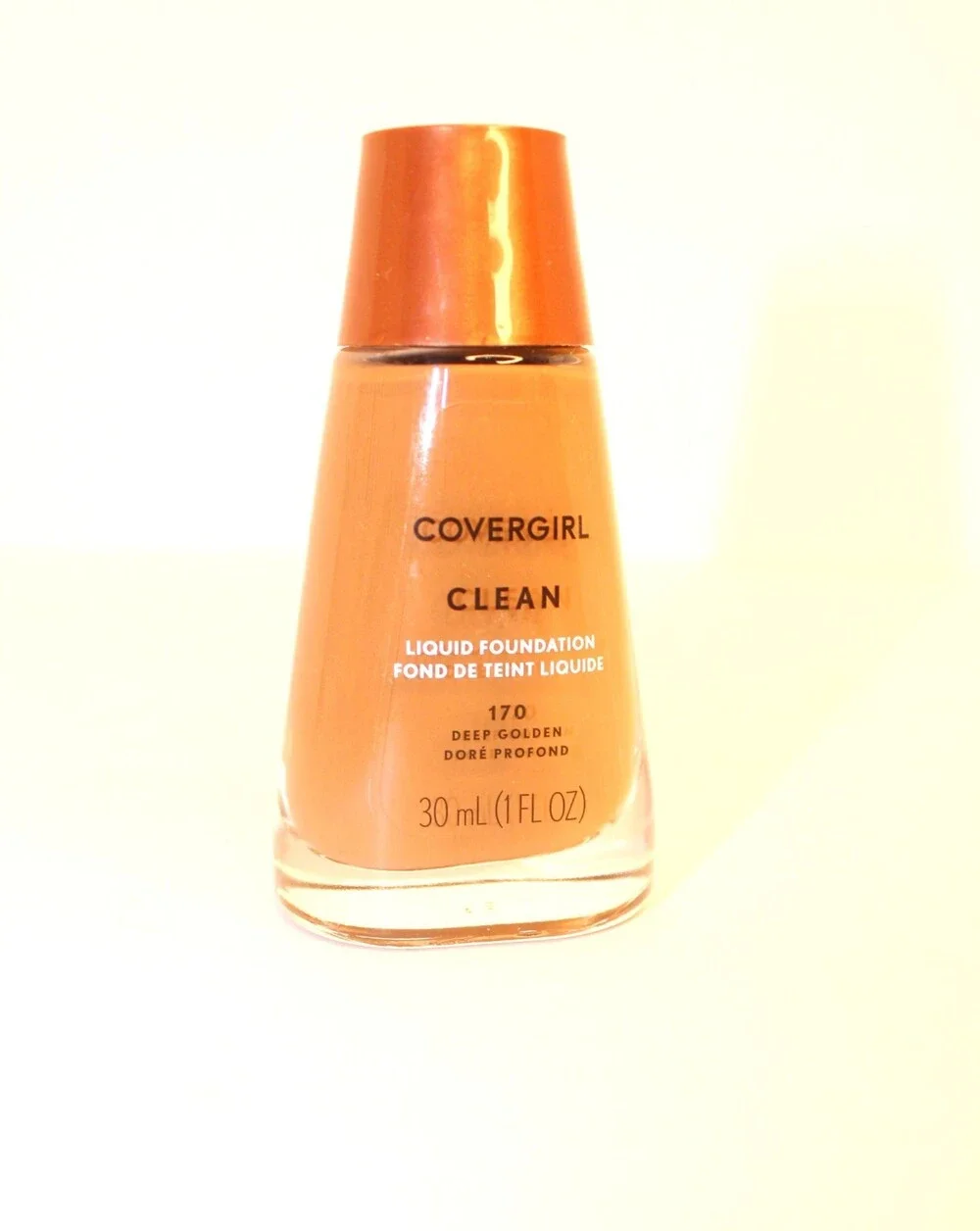 COVERGIRL Clean # 170 Liquid‎ Foundation Deep Golden 30ml / 1oz New Sealed